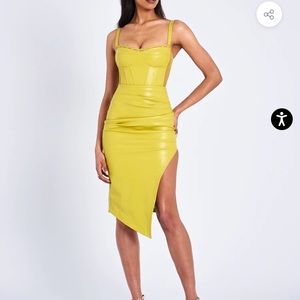 Miss Circle green corset dress